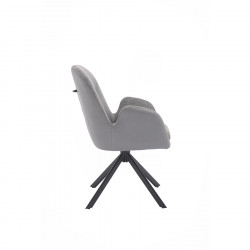 Clara Swivel Dining Chair Grey